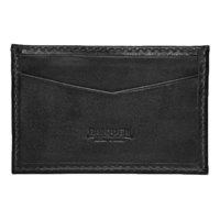 Billetera Tarjetero Negro Icalma Hecha A Mano Raiquen