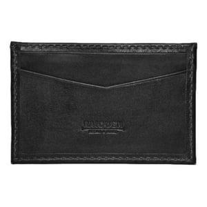 Billetera Tarjetero Negro Icalma Hecha A Mano Raiquen Negro