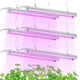 thumbnail image 1 of Luz LED de cultivo TYAGMAM, 2 pies, T8, 150 W, espectro completo, paquete de 6, 1 of 6