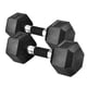 thumbnail image 1 of Set de Mancuernas Yes4All Recubiertas de Goma 9 kg (20 lbs) Par, 1 of 7