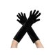 thumbnail image 1 of Guantes largos de terciopelo para mujer INSPIRE CHIC 1920s Guantes de ópera de dedos completos para fiesta de noche Negro M, 1 of 6