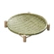 thumbnail image 3 of Bandeja De Cesta Tejida De Bambú, Bandeja De Almacenamiento Redonda Para Verduras, Mueble De Desayuno, 30 Cm, Verde, 3 of 5