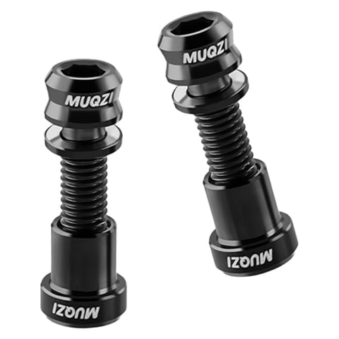 Ioensy - Juego De 2 Tuercas Y Pernos De Vástago De Carbono Para Bicicleta, Piezas Para Bicicletas De Montaña