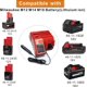 thumbnail image 3 of Compatible con Mil*wau*kee 48-59-1810 Cargador de Vehículo de Iones de Litio, Cargador de Batería de Auto, para Batería M12*M14*M18 C18B, C18BX, M18, M18B, M18B2, M18B4, M18BX Batería, 3 of 6