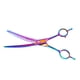 thumbnail image 3 of Tijeras Chunker Curvadas Hacia Abajo Para Cortar El Cabello, Herramienta De Corte De Cabello De Acero Inoxidable De 7 Pulgadas, 3 of 5