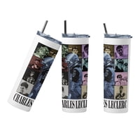 Sm - Termo Botella Térmica F1 Auto Charles Leclerc Formula 1 Mug Blanco