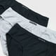 thumbnail image 3 of Slip Hombre Tripack Negro/Gris Corona, 3 of 4