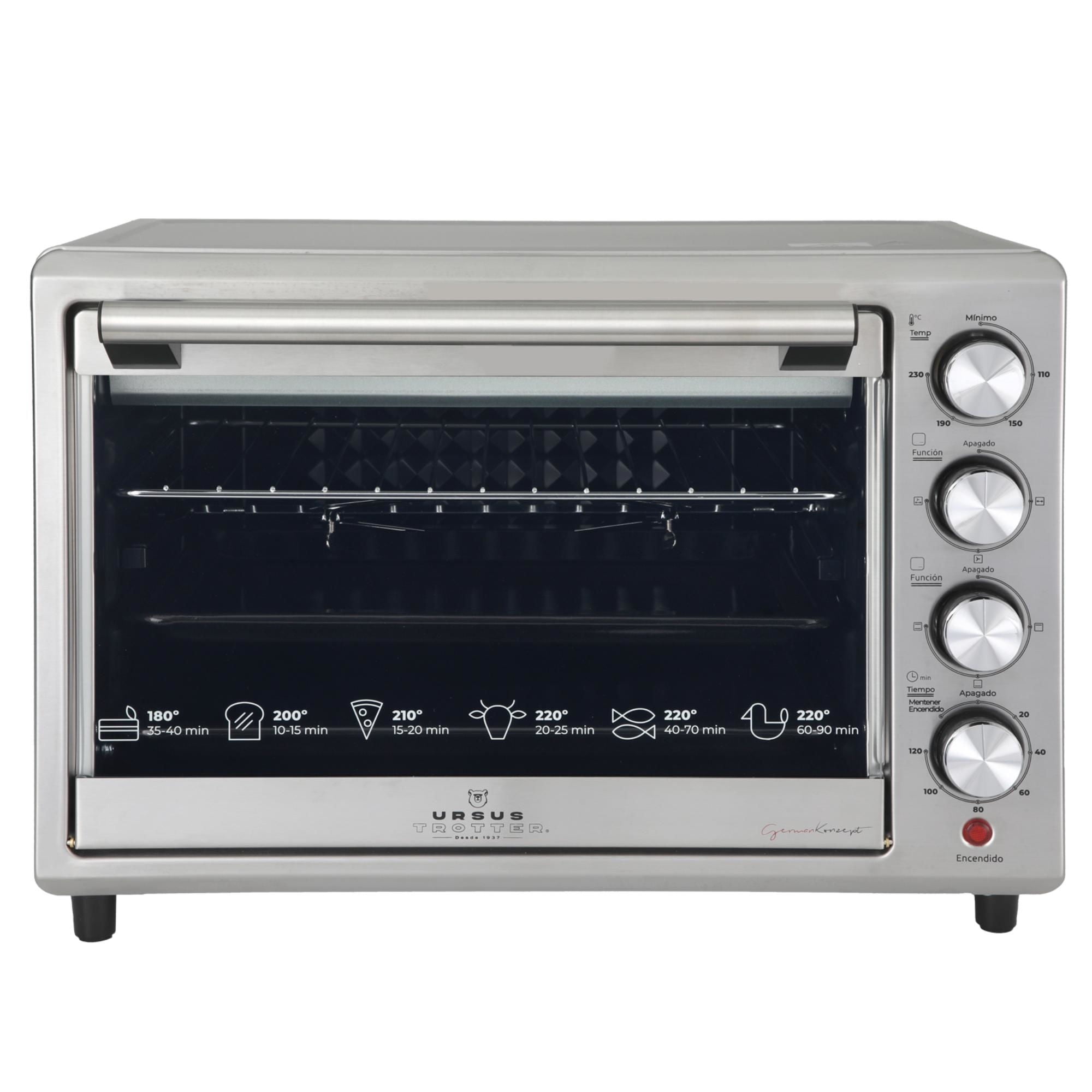 Ursus Trotter - Horno Eléctrico Ut-Backofen Pro-I 38 Litros Plateado
