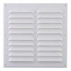 Celosía Ventilación Pvc Plana 23X23 Cm Blanco 1Un Dvp