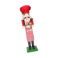 Bothyi - Adornos De Cascanueces De Madera, Recuerdos De Fiesta Tradicionales, Muñecos, Figuras De Cascanueces, Chef