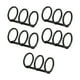 thumbnail image 4 of Carpetas de hojas metálicas sueltas de 5x3 anillas, 3 agujeros, anillas para encuadernación de hojas metálicas sueltas, anillas para libros, para , Negro 20mm, 4 of 5