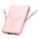 thumbnail image 1 of Power Bank Chowchamps 10000 mAh Magnético 22,5 W Rosa, 1 of 7