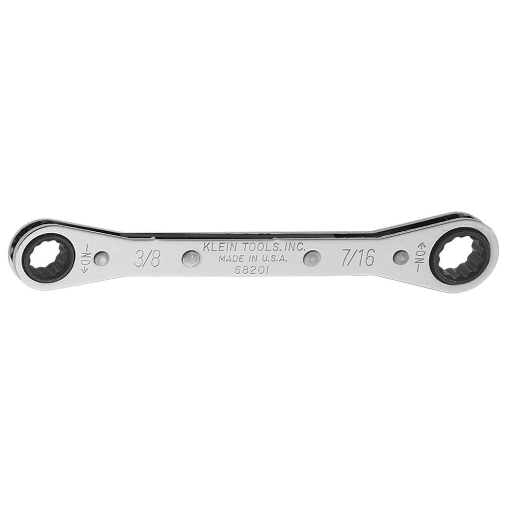 Klein Tools 68201 - Llave Con Trinquete (10 X 11 Mm), Color Cromado