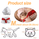 thumbnail image 4 of Disfraz de chef para mascotas, bonito, elegante, de tamaño ajustable, lavable, para gato, perro, sombrero y capa., 4 of 5