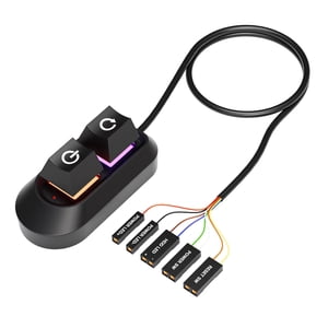 Bothyi - Interruptor De Alimentación De Computadora De Escritorio, Placa Base, Alimentación De Arranque Externa Para Home Cafe A