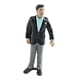 thumbnail image 1 of Figura De Personas En Miniatura, Proyectos De Bricolaje, Modelo Pintado A Mano, Figura De Personas De Tren, Papá, 1 of 3