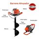 thumbnail image 2 of Ahoyador Barreno + 3 Brocas Licencia Japonés 63cc, 2 of 4