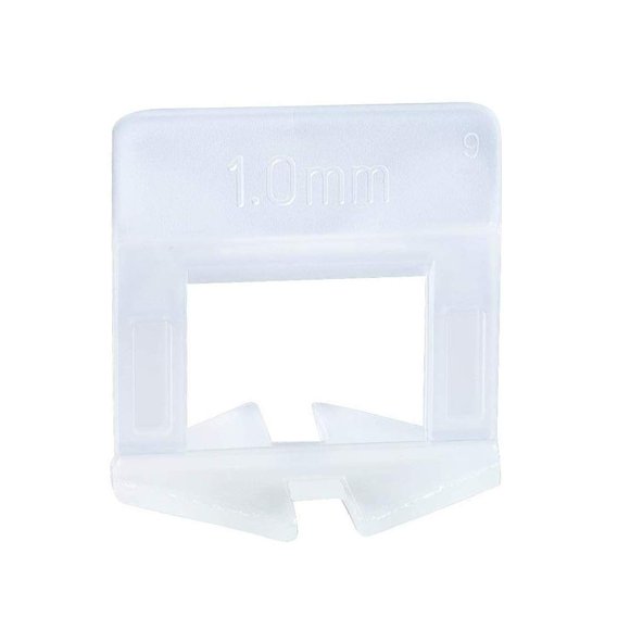 Sistema de nivelación de azulejos, clips Xgunion, 400 unidades, 1 mm