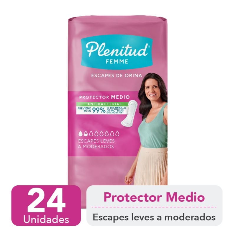 Protector Femenino Medio Plenitud Femme 24 Un