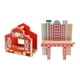 thumbnail image 4 of 2x Tren De Ferrocarril De Madera Conjunto De Accesorios De Construcción Decoración Para Regalo De Ni?os, 4 of 5
