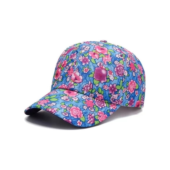 Gorro Femenino, Modelo Primavera Floreada, Jockey Femenino Floreado Talla Estándar