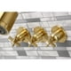 thumbnail image 3 of Grifo Kingston Brass KBX8137ZX Millennium para bañera/ducha, latón cepillado, 3 of 7