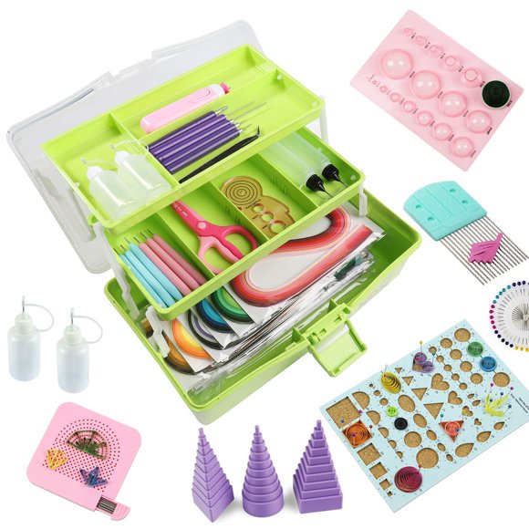 Kit de Quilling IMISNO para Principiantes con Herramientas y Tiras
