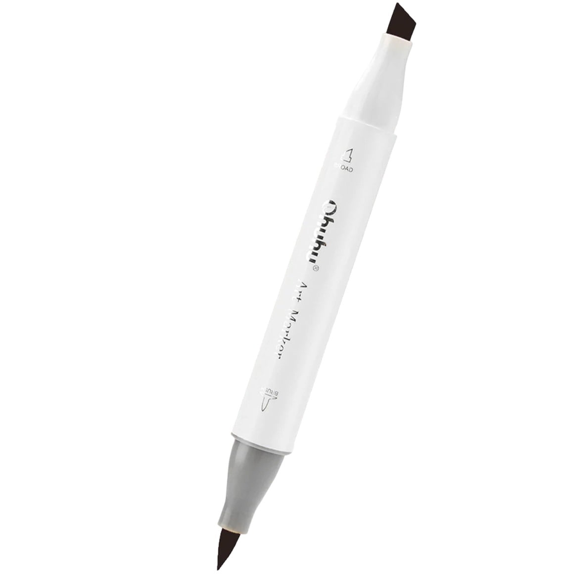 Ohuhu Marcador Individual Negro 120 Honolulu Pincel&biselada