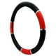 thumbnail image 2 of Cubre Volante Negro Con Aplicaciones Rojas, 2 of 2