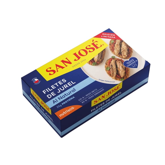 Filete de jurel al natural, 125 g