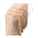 thumbnail image 4 of 100 Piezas Bolsas De Filtro De Té Vacías Bolsita De Té De Hierbas Sueltas Con Cordón Color_9x7cm Natural, 4 of 5