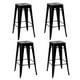 thumbnail image 1 of Pack de 4 Pisos Taburetes Tolix Altos - Negro, 1 of 3
