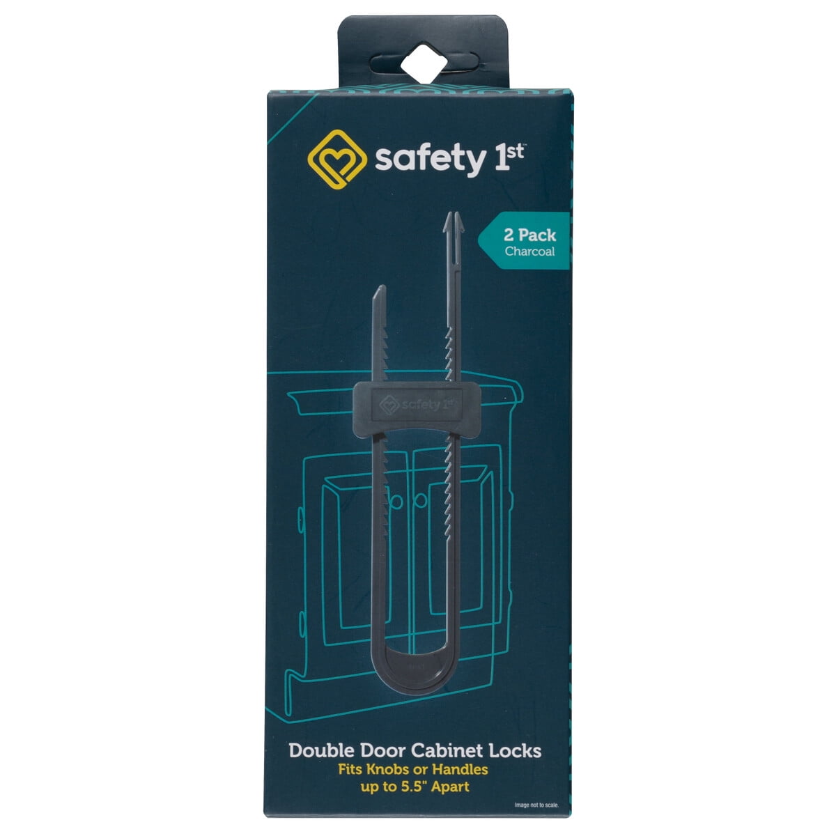 Seguro Puerta Doble Safety 1st 2 Pack Charcoal Bebé