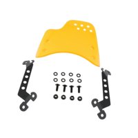 Ioensy - Parabrisas De Motocicleta Para El Parabrisas Ducati Scrambler 400 800 2015-2024 Amarillo