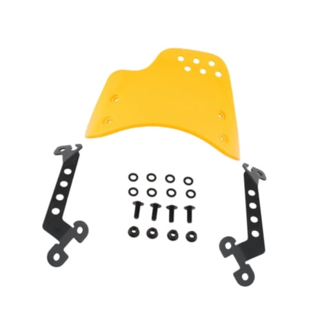 Ioensy - Parabrisas De Motocicleta Para El Parabrisas Ducati Scrambler 400 800 2015-2024 Amarillo