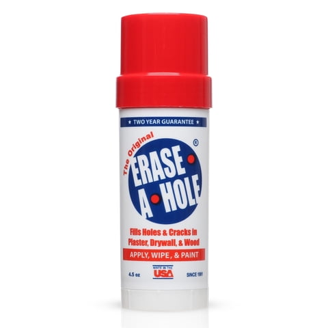 Erase-A-Hole - La Masilla De Reparación De Paneles De Yeso Borra Agujeros Y Rellena Agujeros Y Grietas
