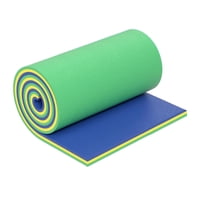 Ioensy - Estera De Agua Flotante, Colchón Flotante De Juego De Alta Densidad Para Lago, Verano, Exterior, Verde, Amarillo, Azul