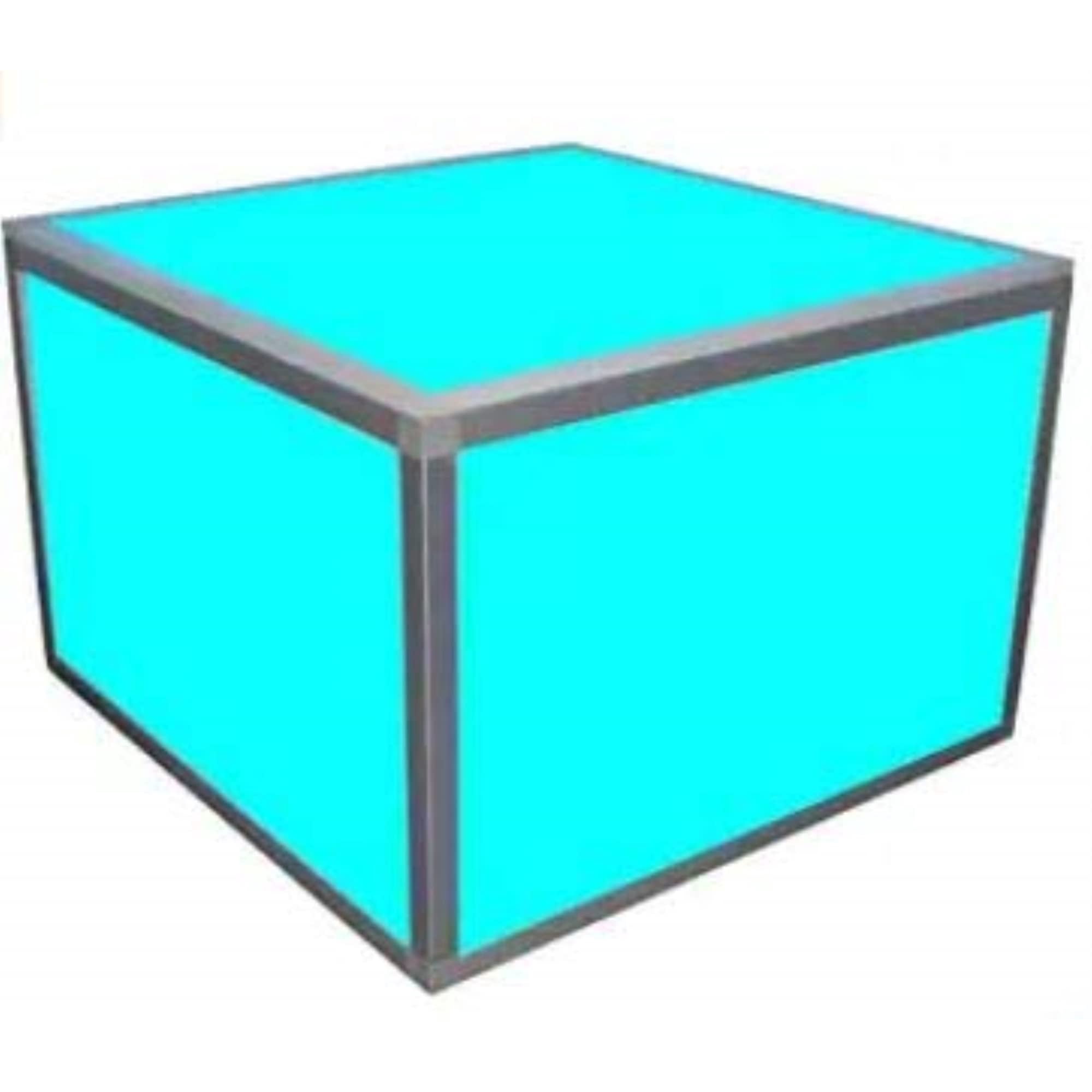 Prox Live Performance Gear - Plataforma De Escenario Prox Xsa-2x2-8 Lumo Con Caja De Luz De 60 X 60 X 20 Cm