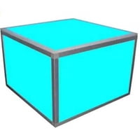 Prox Live Performance Gear - Plataforma De Escenario Prox Xsa-2X2-8 Lumo Con Caja De Luz De 60 X 60 X 20 Cm