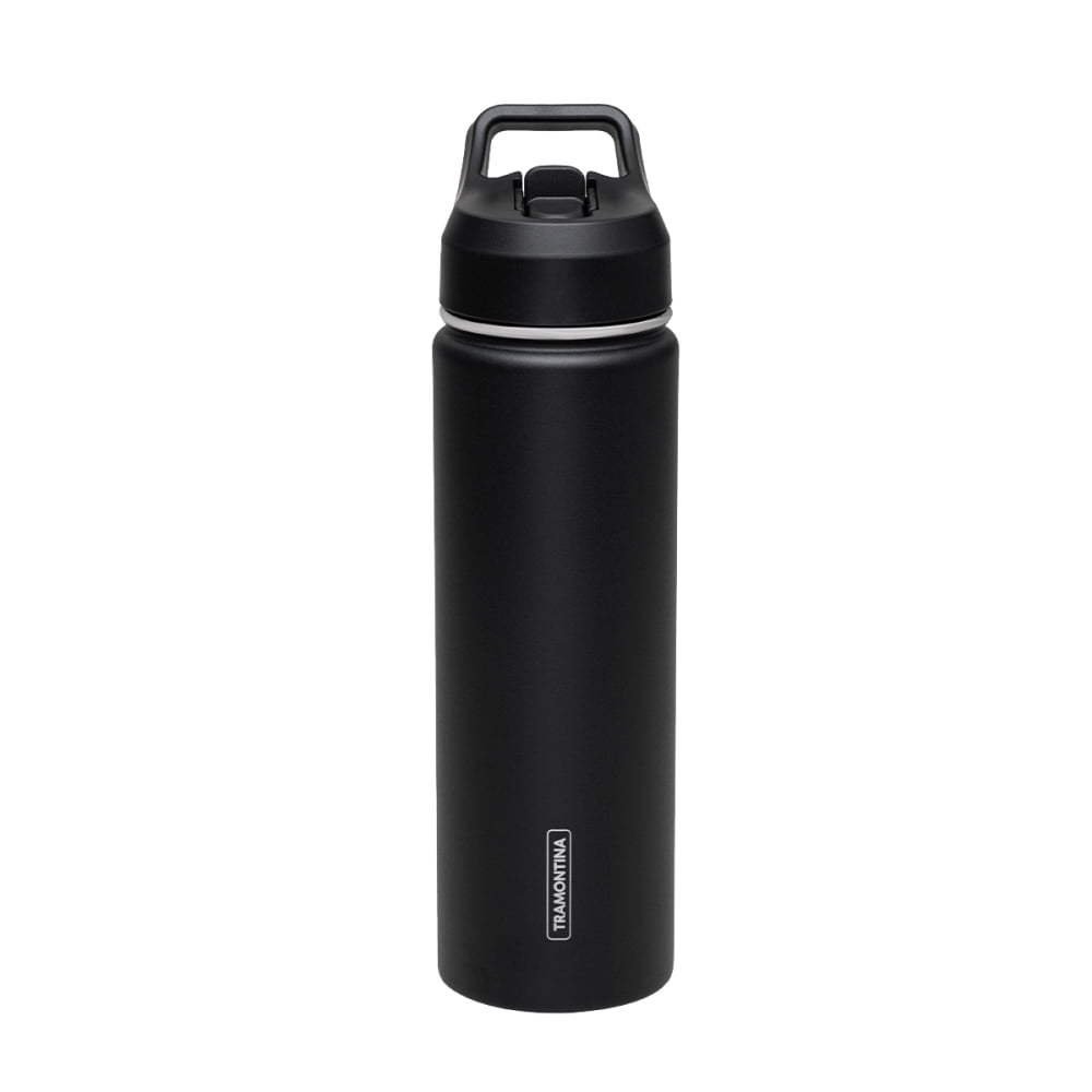 Tramontina - Botella Agua Térmica 650ml Negro
