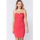 thumbnail image 1 of Vestido Mini Sin Tirantes Y Con Botones, 1 of 4