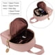 thumbnail image 4 of Mini mochila para mujer, bolso bandolera de cuero para teléfono, bolso de hombro pequeño, 4 of 7