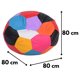 thumbnail image 2 of Pouf Pera Multicolor Eco Cuero 80x80x80 cm, 2 of 3