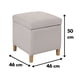 thumbnail image 3 of Pouf Baúl Rucato Blanco Felpa 46x46x50 cm, 3 of 3