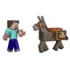 thumbnail image 1 of Figura de Acción Minecraft Figura 2 Pack 8.25 Cm Diseño Pixelado Deluxe 6+, 1 of 3