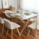 thumbnail image 2 of Comedor Moderno Mesa Xinia 140x90 + 6 Sillones Rubik Velvet Beige, 2 of 2