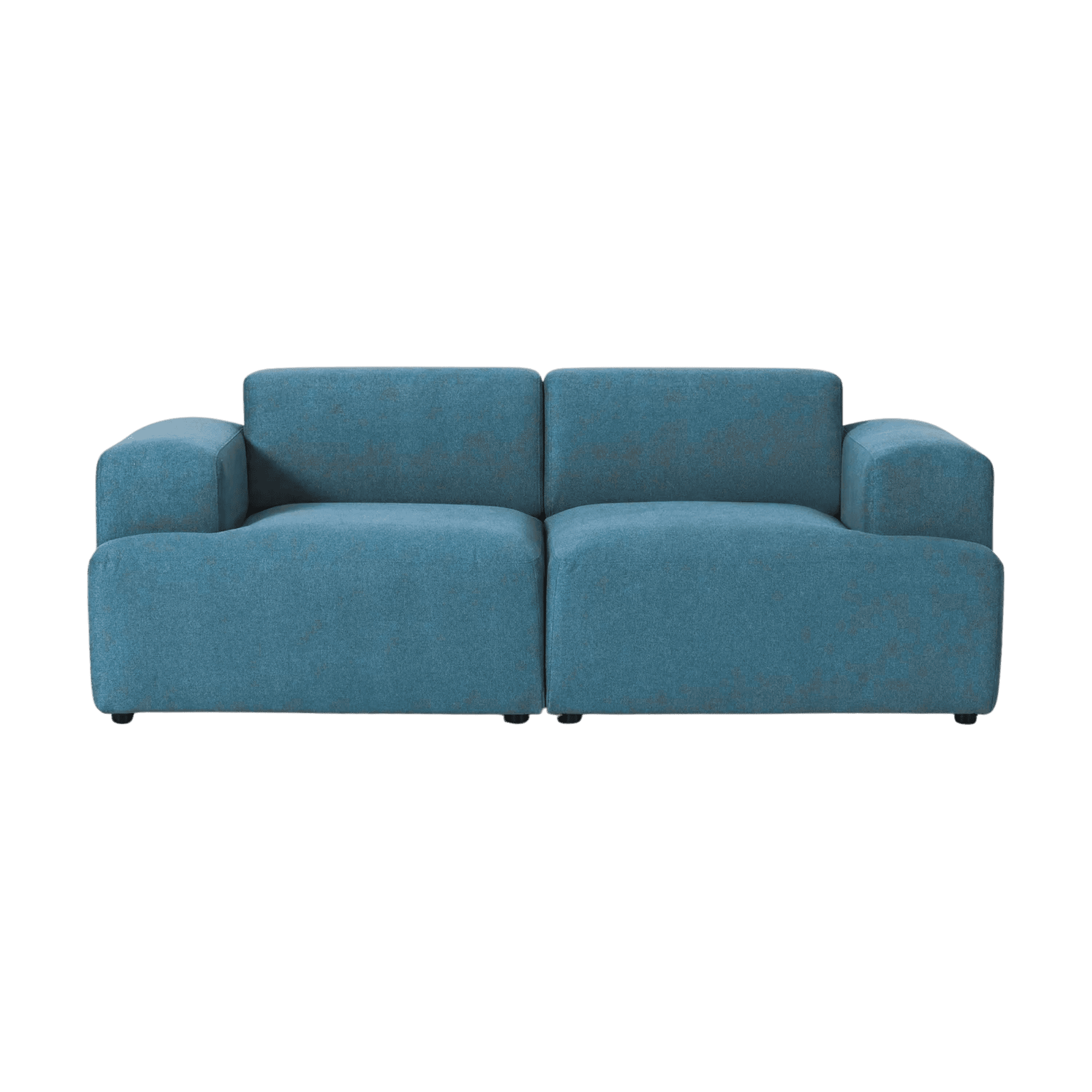 Franjawood - Sofa Gaspar 2 Cuerpo Turquesa