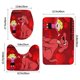 thumbnail image 3 of Juego de Alfombras de Baño Desmarcar Clifford El Gran Perro Rojo 3 Piezas, 3 of 6