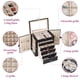 thumbnail image 5 of Caja de joyería BOOVO de 6 niveles y gran capacidad, 5 of 7