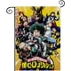 thumbnail image 1 of My Hero Academia-bandera de jardín temática. Regalo perfecto para fans, amigos y familiares, ideal para actividades al aire libre y decoración de fiestas.28CM*45CM, 1 of 6